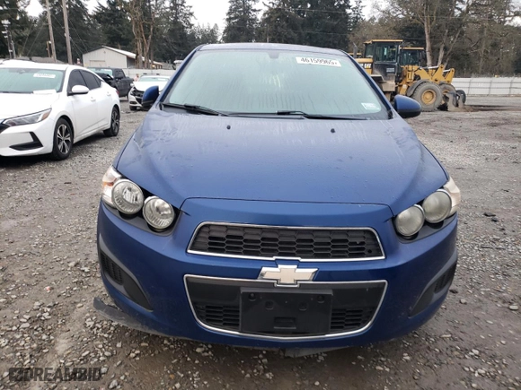 2014 Chevrolet Sonic LT with VIN 1G1JC5SH9E4202310, listed as a Copart auction lot 46159965 with 105,487 mi miles and Clean Title. Bid and sale history available at carsss.com. Image 5.