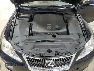 2010 Lexus IS 250 with VIN JTHCF5C21A5042931, listed as a Copart auction lot 44438415 with 163,076 mi miles and Salvage Title. Bid and sale history available at carsss.com. Image 12.