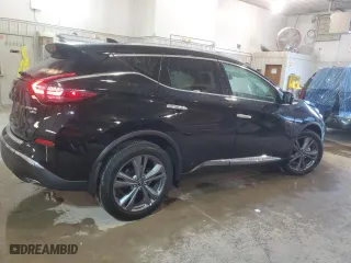 2023 Nissan Murano Platinum with VIN 5N1AZ2DS3PC127959, listed as a Copart auction lot 75038914 with 7,409 mi miles and Salvage Title. Bid and sale history available at carsss.com. Image 3.