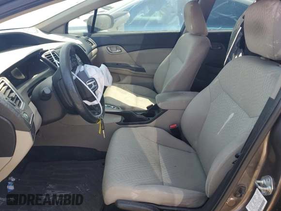 2015 Honda Civic LX with VIN 2HGFB2F55FH528190, listed as a Copart auction lot 51872405 with 175,179 mi miles and Salvage Title. Bid and sale history available at carsss.com. Image 7.
