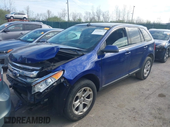 2013 Ford Edge SEL with VIN 2FMDK3JC3DBA32916, listed as a IAAI auction lot 42098179 with 146,093 mi miles. Bid and sale history available at carsss.com. Image 2.