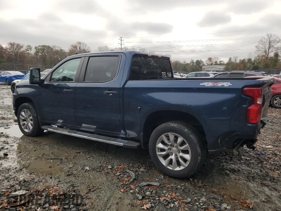 2019 Chevrolet Silverado 1500 Custom with VIN 3GCUYBEF8KG700236, listed as a Copart auction lot 81114414 with 40,668 mi miles and Salvage Title. Bid and sale history available at DreamBid. Image 2.