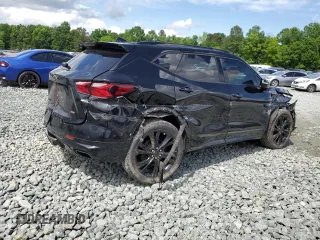 2020 Chevrolet Blazer RS с VIN 3GNKBERS8LS575827, выставлен на аукционе Copart как лот 56800715 с пробегом 77 424 миль миль и Списание • Salvage title. История ставок и продаж доступна на DreamBid. Изображение 3.