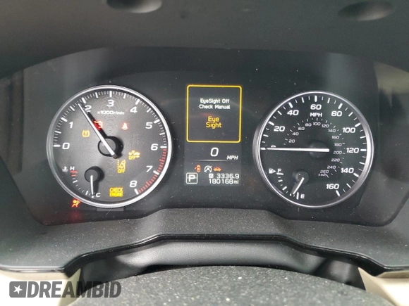 2022 Subaru Legacy Premium с VIN 4S3BWAC68N3012027, выставлен на аукционе Copart как лот 53644225 с пробегом 180 168 миль миль и Списание • Salvage title. История ставок и продаж доступна на DreamBid. Изображение 9.