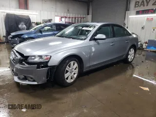 2011 Audi A4 Premium with VIN WAUBFAFL0BA082630, listed as a Copart auction lot 45688645 with 187,452 mi miles and Salvage Title. Bid and sale history available at carsss.com. Image 1.