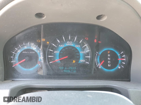 2012 Ford Fusion SE with VIN 3FAHP0HG0CR154640, listed as a Copart auction lot 44767775 with 94,206 mi miles and Salvage Title. Bid and sale history available at DreamBid. Image 9.