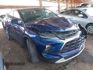 2023 Chevrolet Blazer LT с VIN 3GNKBHR40PS120009, выставлен на аукционе IAAI как лот 41970375 с пробегом 71 933 миль миль и . История ставок и продаж доступна на DreamBid. Изображение 1.