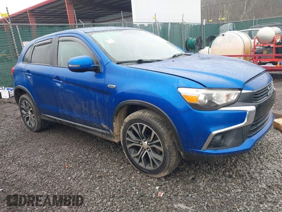 2016 Mitsubishi Outlander Sport 2.0 ES with VIN JA4AP3AU1GZ026352, listed as a IAAI auction lot 41514797 with 152,172 mi miles. Bid and sale history available at carsss.com. Image 1.