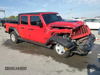 2020 Jeep Gladiator Sport S z VIN 1C6HJTAG4LL162110, wystawiony jako Copart lot #51546565 z przebiegiem 67 948 mil mil oraz Szkoda całkowita • Salvage title. Historia ofert i sprzedaży dostępna na DreamBid. Obrazek 4.