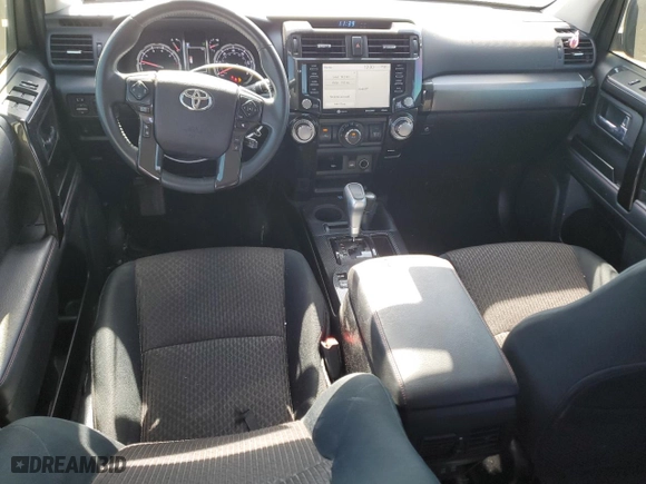2021 Toyota 4Runner TRD Off Road with VIN JTEPU5JR6M5864259, listed as a Copart auction lot 83344384 with 106,045 mi miles and Salvage Title. Bid and sale history available at carsss.com. Image 8.