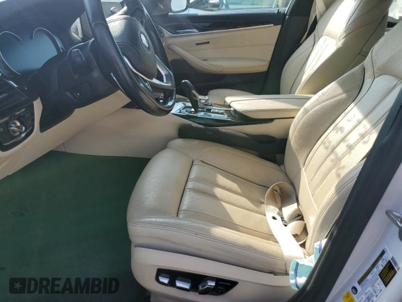 2018 BMW 5 Series 540i with VIN WBAJE5C53JG917921, listed as a Copart auction lot 54985805 with 75,307 mi miles and Salvage title. Bid and sale history available at DreamBid. Image 7.