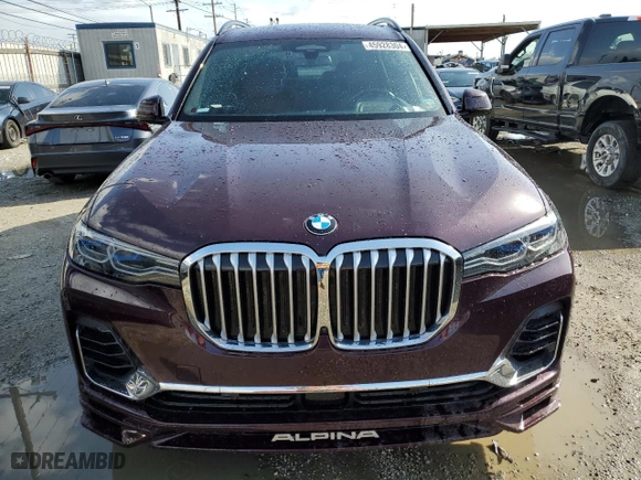 2022 BMW X7 ALPINA XB7 with VIN 5UXCX6C14N9K25149, listed as a Copart auction lot 45928304 with 11,717 mi miles. Bid and sale history available at carsss.com. Image 5.