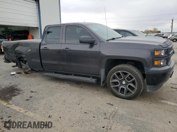 2014 Chevrolet Silverado 1500 Work Truck with VIN 1GCVKPEHXEZ341755, listed as a Copart auction lot 79639174 with 123,411 mi miles and Salvage Title. Bid and sale history available at DreamBid. Image 4.