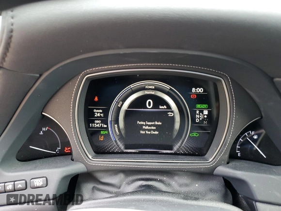 2018 Lexus LS with VIN JTHCYLFF0J5000487, listed as a Copart auction lot 69422254 with 115,471 mi miles and Salvage title. Bid and sale history available at DreamBid. Image 9.