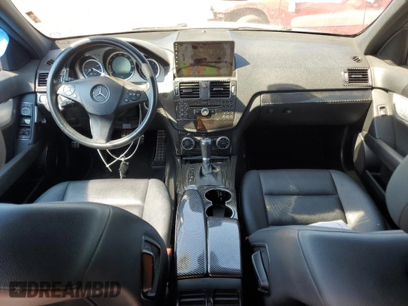 2011 Mercedes-Benz C with VIN WDDGF5EB2BA507943, listed as a Copart auction lot 52599975 with 123,581 mi miles and Salvage Title. Bid and sale history available at carsss.com. Image 8.