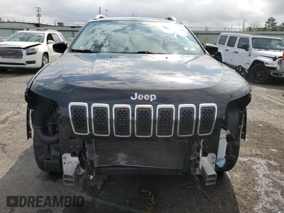 2019 Jeep Cherokee Limited with VIN 1C4PJMDN7KD142611, listed as a Copart auction lot 62733195 with 87,616 mi miles and Salvage title. Bid and sale history available at DreamBid. Image 5.