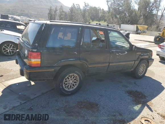 1993 Jeep Grand Cherokee Limited with VIN 1J4GZ78S3PC502345, listed as a Copart auction lot 46933805 with 121,652 mi miles and Salvage title. Bid and sale history available at DreamBid. Image 3.