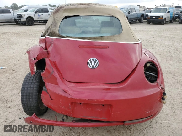 2008 Volkswagen Beetle SE with VIN 3VWRF31YX8M409219, listed as a Copart auction lot 45385085 with 85,734 mi miles and Salvage title. Bid and sale history available at DreamBid. Image 6.