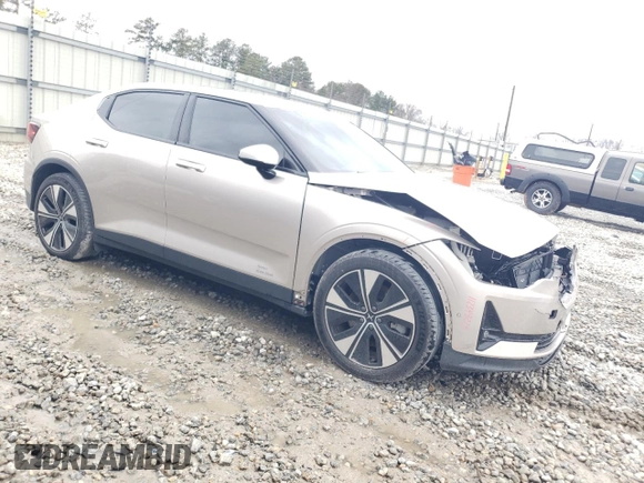 2024 Polestar 2 z VIN YSMFE3KA2RL234238, wystawiony jako Copart lot #41375605 z przebiegiem 8806 mil mil oraz Szkody całkowita. Historia ofert i sprzedaży dostępna na DreamBid. Obrazek 4.