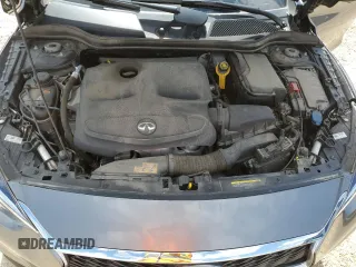 2017 Infiniti QX30 Premium with VIN SJKCH5CR4HA019019, listed as a Copart auction lot 63316445 with 83,712 mi miles and Salvage title. Bid and sale history available at DreamBid. Image 12.