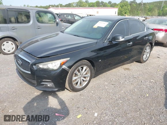 2015 Infiniti Q50 Premium with VIN JN1BV7AP5FM352834, listed as a IAAI auction lot 42037967 with 271,362 mi miles. Bid and sale history available at carsss.com. Image 17.