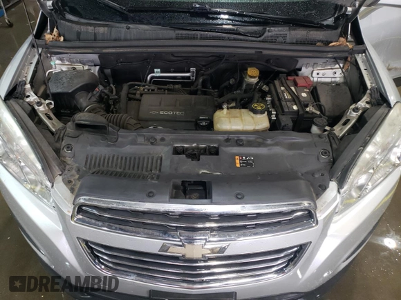 2016 Chevrolet Trax LT with VIN 3GNCJPSB4GL164969, listed as a Copart auction lot 51290065 with 124,355 mi miles and Salvage Title. Bid and sale history available at carsss.com. Image 12.