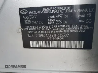 2018 Hyundai Sonata SEL with VIN 5NPE34AF9JH635309, listed as a Copart auction lot 50212795 with 71,998 mi miles and Salvage Title. Bid and sale history available at DreamBid. Image 12.
