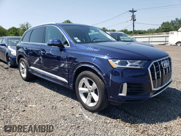 2022 Audi Q7 Premium z VIN WA1AXBF77ND010082, wystawiony jako Copart lot #61583385 z przebiegiem 14 421 mil mil oraz Szkoda całkowita • Salvage title. Historia ofert i sprzedaży dostępna na DreamBid. Obrazek 4.