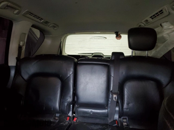 2020 Nissan Armada SL with VIN JN8AY2ND5L9110499, listed as a Copart auction lot 46029445 with 135,050 mi miles and Salvage Title. Bid and sale history available at carsss.com. Image 10.