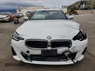 2022 BMW 2 Series 230i with VIN 3MW23CM01N8C62048, listed as a Copart auction lot 55495633 with 0 mi miles. Bid and sale history available at carsss.com. Image 5.