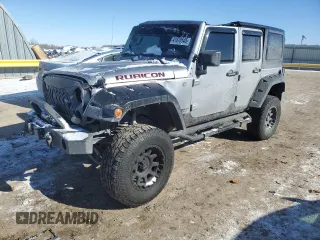 2015 Jeep Wrangler Unlimited Rubicon with VIN 1C4BJWFG2FL515084, listed as a Copart auction lot 41870545 with 114,046 mi miles and Salvage Title. Bid and sale history available at carsss.com. Image 1.