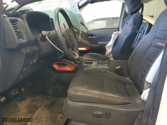 2023 Nissan Frontier PRO-4X with VIN 1N6ED1EK4PN629264, listed as a Copart auction lot 87851315 with 34,258 mi miles and Non Repairable. Bid and sale history available at carsss.com. Image 7.
