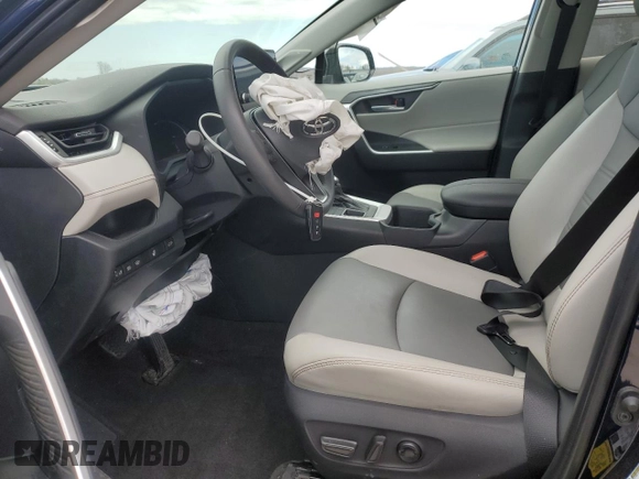 2023 Toyota RAV4 XLE Premium with VIN 2T3A1RFV2PW399766, listed as a Copart auction lot 54129895 with 18,238 mi miles and Salvage title. Bid and sale history available at DreamBid. Image 7.