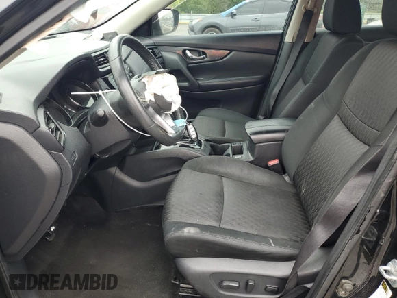 2017 Nissan Rogue SV with VIN KNMAT2MT5HP521410, listed as a Copart auction lot 56357785 with 150,734 mi miles and Salvage title. Bid and sale history available at DreamBid. Image 7.