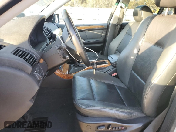 2002 BMW X5 3.0i with VIN 5UXFA53532LP56403, listed as a Copart auction lot 45882905 with 103,329 mi miles and Salvage Title. Bid and sale history available at carsss.com. Image 7.