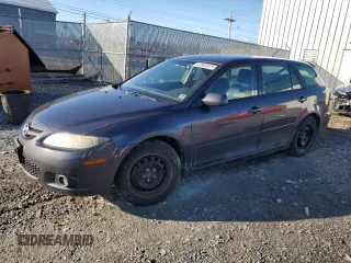 2007 Mazda 6 S Sport VE with VIN 1YVHP82D175M02775, listed as a Copart auction lot 47065925 with 203,500 mi miles and Clean Title. Bid and sale history available at carsss.com. Image 1.