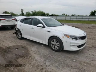 2016 Kia Optima LX with VIN 5XXGT4L33GG056316, listed as a Copart auction lot 54840435 with 109,397 mi miles and Salvage title. Bid and sale history available at DreamBid. Image 4.