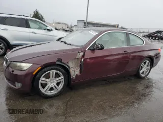 2009 BMW 3 Series 328i xDrive with VIN WBAWV53589P080858, listed as a Copart auction lot 43810235 with 153,425 mi miles and Salvage Title. Bid and sale history available at carsss.com. Image 1.