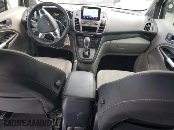 2022 Ford Transit Connect XLT with VIN NM0GS9F28N1543603, listed as a Copart auction lot 61275774 with 19,014 mi miles and Salvage title. Bid and sale history available at DreamBid. Image 8.