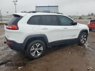 2017 Jeep Cherokee Trailhawk with VIN 1C4PJMBS1HW622388, listed as a Copart auction lot 54990075 with 101,437 mi miles and Salvage title. Bid and sale history available at DreamBid. Image 3.