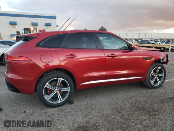 2019 Jaguar F-Pace S with VIN SADCM2FV2KA392562, listed as a Copart auction lot 80383083 with 44,716 mi miles and Salvage Title. Bid and sale history available at DreamBid. Image 3.