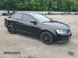 2015 Volkswagen Jetta S with VIN 3VW2K7AJ4FM297506, listed as a Copart auction lot 60354505 with 80,615 mi miles and Salvage title. Bid and sale history available at DreamBid. Image 4.