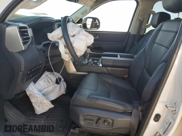 2023 Toyota Tundra Limited Hybrid with VIN 5TFJC5DBXPX022688, listed as a Copart auction lot 72735774 with Not provided miles and Salvage title. Bid and sale history available at DreamBid. Image 7.