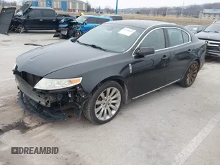 2010 Lincoln MKS with VIN 1LNHL9ER0AG612807, listed as a IAAI auction lot 41558427 with 181,783 mi miles. Bid and sale history available at carsss.com. Image 2.