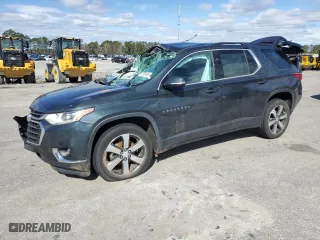 2019 Chevrolet Traverse LT Leather with VIN 1GNERHKW2KJ188598, listed as a Copart auction lot 47639495 with 63,099 mi miles and Salvage Title. Bid and sale history available at carsss.com. Image 1.