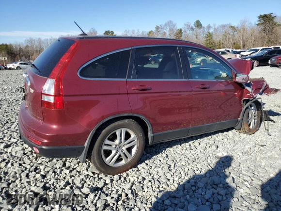 2011 Honda CR-V EX-L with VIN 5J6RE3H78BL030239, listed as a Copart auction lot 47342845 with 137,093 mi miles and Salvage Title. Bid and sale history available at carsss.com. Image 3.