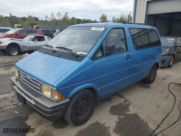 1994 Ford Aerostar Wagon with VIN 1FMCA11UXRZB38392, listed as a Copart auction lot 73399204 with NaN miles and Clean Title. Bid and sale history available at carsss.com. Image 1.