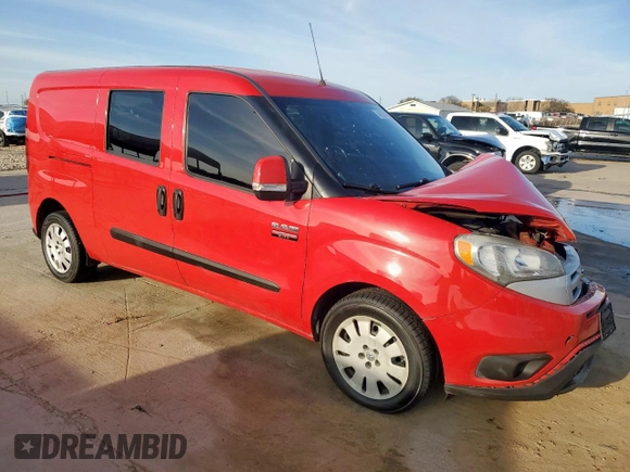 2015 Ram ProMaster City Cargo Tradesman SLT with VIN ZFBERFBT0F6A86654, listed as a Copart auction lot 49257745 with 120,526 mi miles and Salvage Title. Bid and sale history available at carsss.com. Image 4.