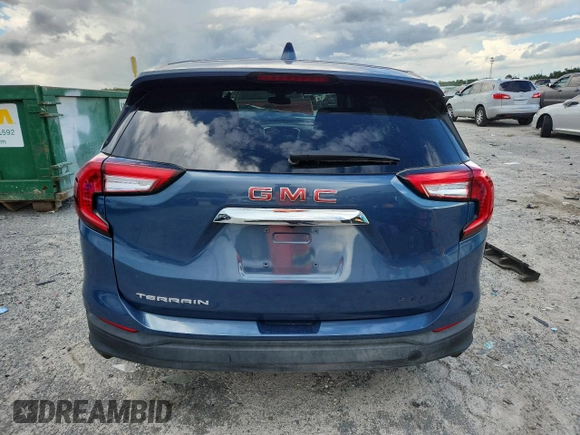 2024 GMC Terrain SLE with VIN 3GKALTEG4RL366051, listed as a Copart auction lot 62989115 with 12,495 mi miles and Clean title. Bid and sale history available at DreamBid. Image 6.