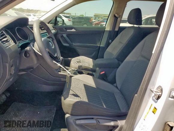 2019 Volkswagen Tiguan S with VIN 3VV1B7AX4KM030221, listed as a Copart auction lot 53444435 with 55,512 mi miles and Salvage title. Bid and sale history available at DreamBid. Image 7.